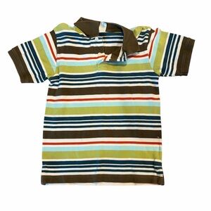 Gymboree Multicolor Striped Polo Shirt Size 10
